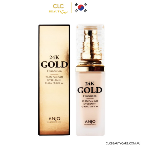 Kem nền chống nắng chiết xuất vàng Anjo 24k Foundation SPF50+ PA+++