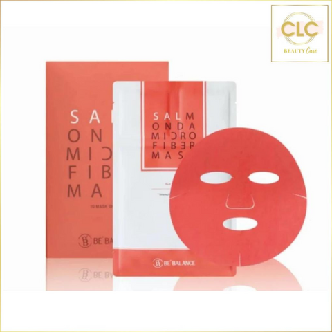 Mặt nạ cá hồi 3 trong 1 Be’Balance Salmon Da Micro Fiber Mask - 1 hộp 10 masks