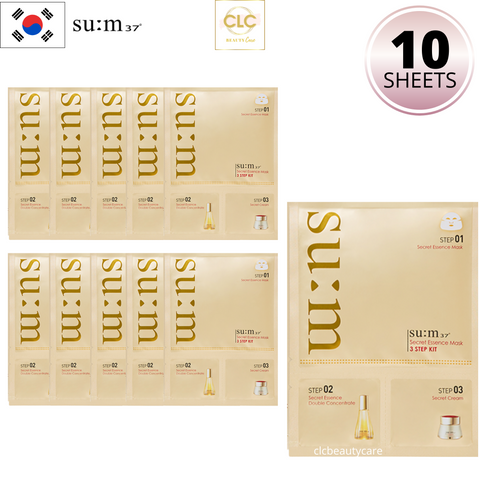 Mặt Nạ Dưỡng Ẩm Nước Thần SUM:37 Secret Essence 3-Step - 10 Masks