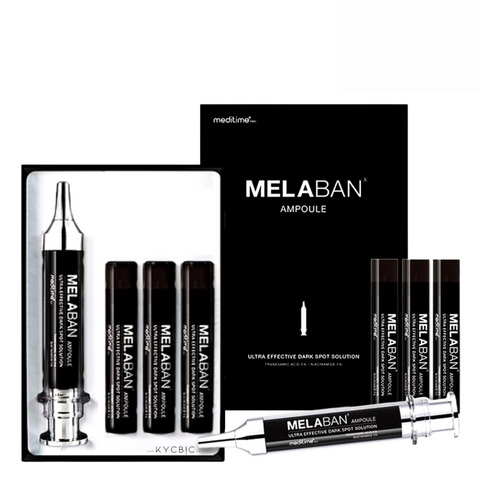 Set tinh chất xử lý nám, đốm nâu và làm trắng da Melaban – 10gx4 tuýp